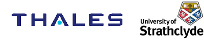 Thales and University of Strathclyde logos